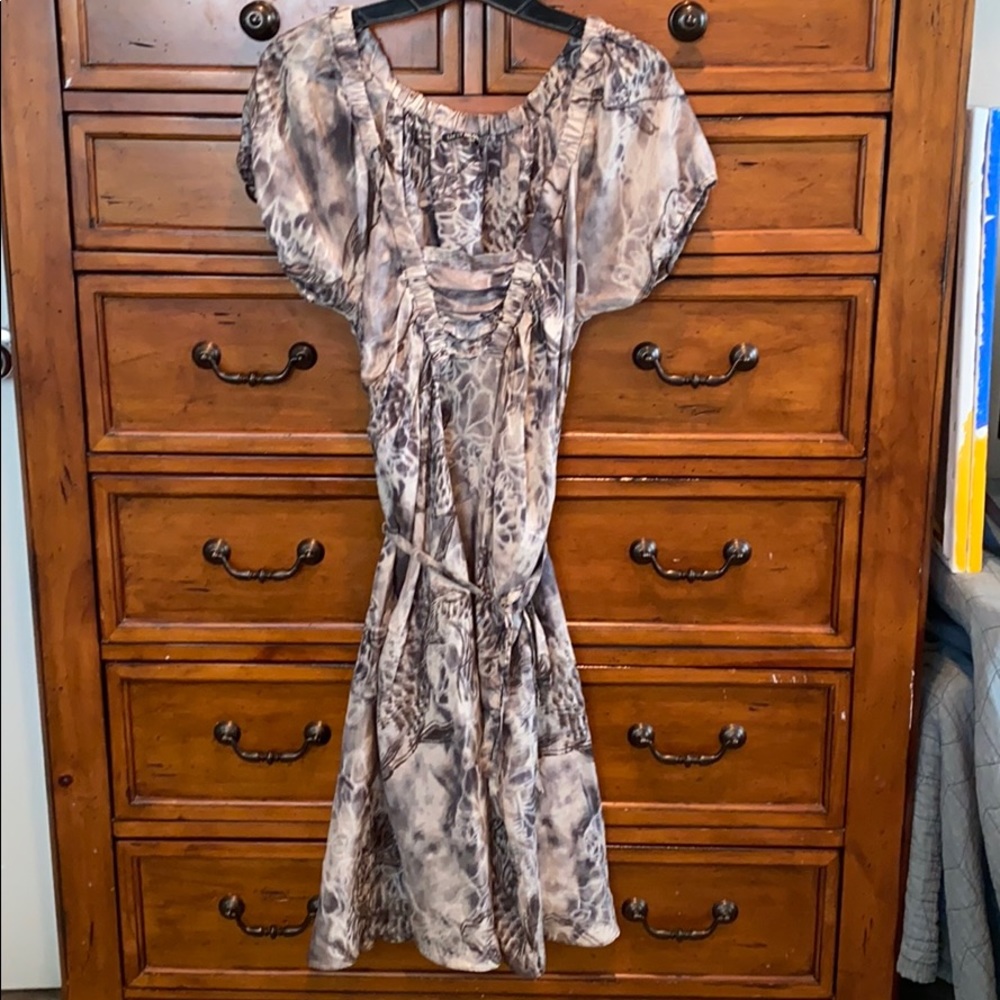 Unique koi print Lucky brand dress